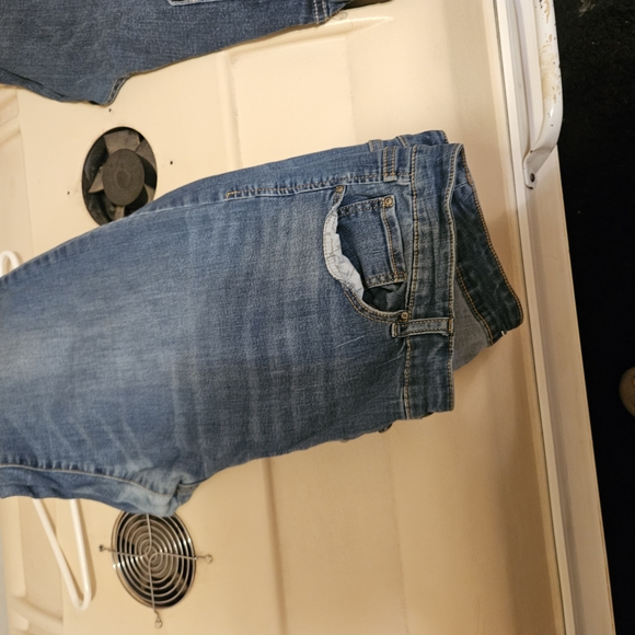 6 Pair Of Jeans Classic Blue Denim with Stretch Comfort - Picture 13 of 16